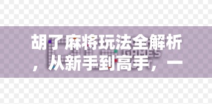 胡了麻将玩法全解析，从新手到高手，一张牌桌上的智慧博弈