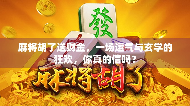 麻将胡了送财金，一场运气与玄学的狂欢，你真的信吗？