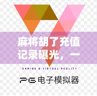 麻将胡了充值记录曝光，一场虚拟娱乐背后的金钱游戏