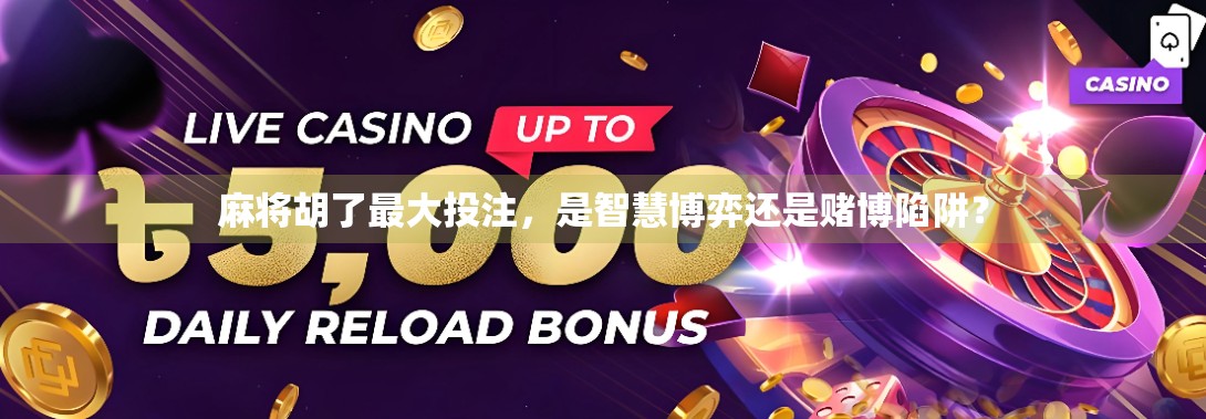 麻将胡了最大投注，是智慧博弈还是赌博陷阱？